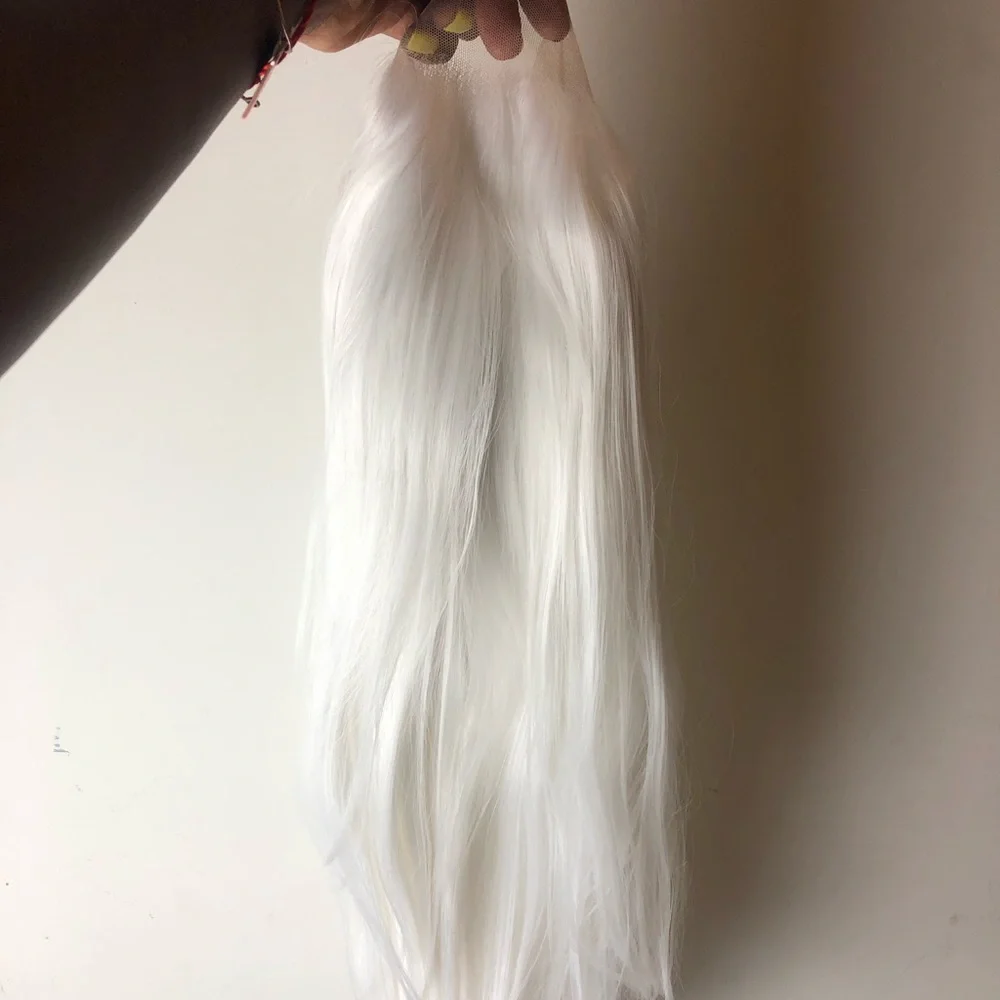 - 22” JES SNOW WHITE STRAIGHT LACE FRONT WIG *NEW*